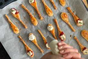 bladerdeeg amuse lepels stap 6