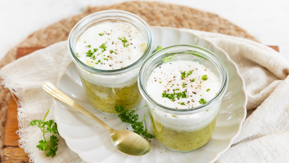 Broccoli cappuccino soep