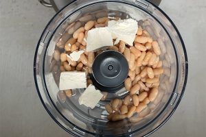 Pasta met cannellini bonen saus en feta stap 2