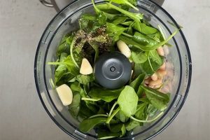 Pasta met cannellini bonen saus en feta stap 3