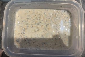 cheesecake overnight oats stap 3