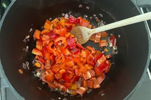 mexicaanse groentesoep stap 1