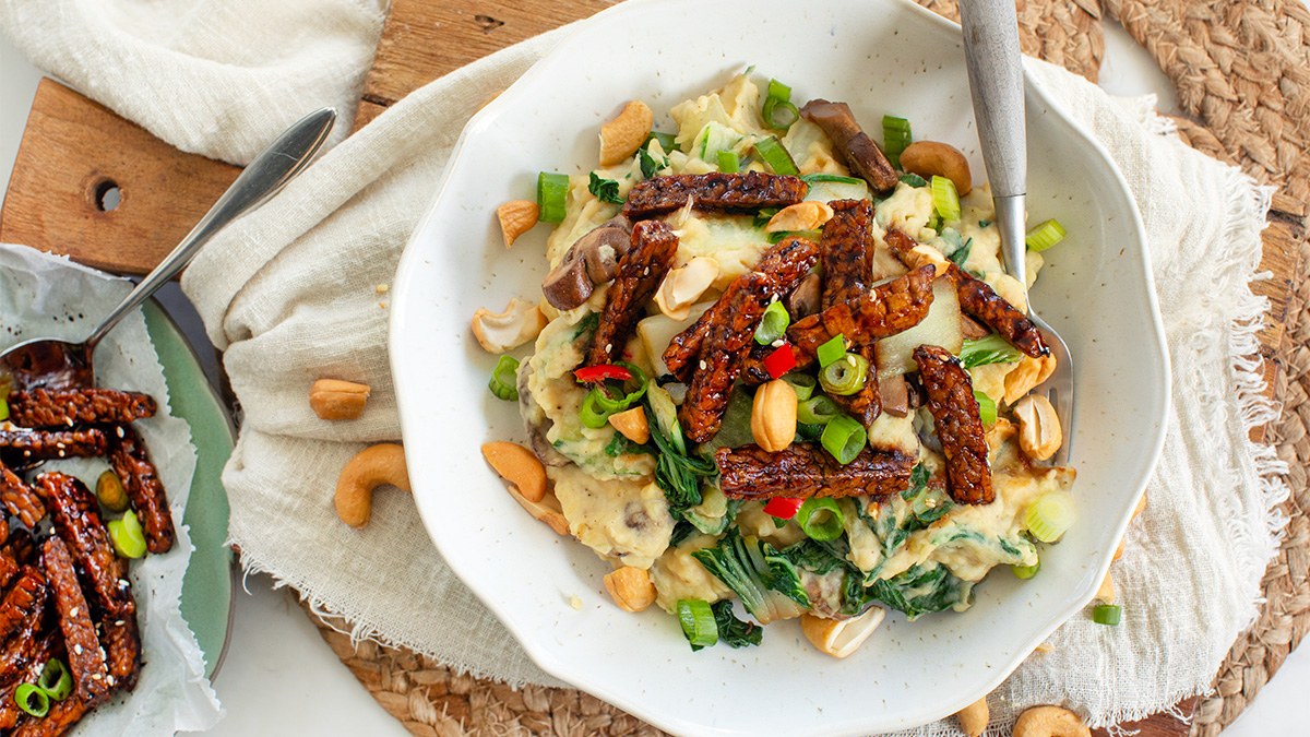 Paksoi stamppot met Oosterse twist