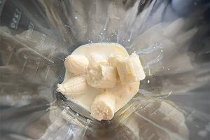 Smoothie banaan en yoghurt stap 2