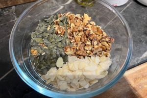 speculaas granola stap 1