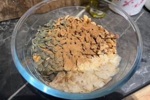 speculaas granola stap 2