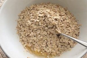 Granola gezoet met banaan stap 3
