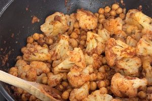 bloemkool curry stap 2