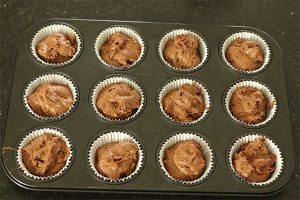 chocolade muffins stap 5