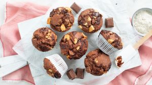 chocolade muffins recept
