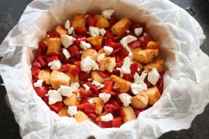 frittata met kip stap 2