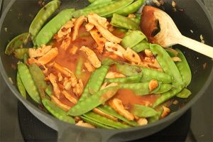 kip met mango stap 3