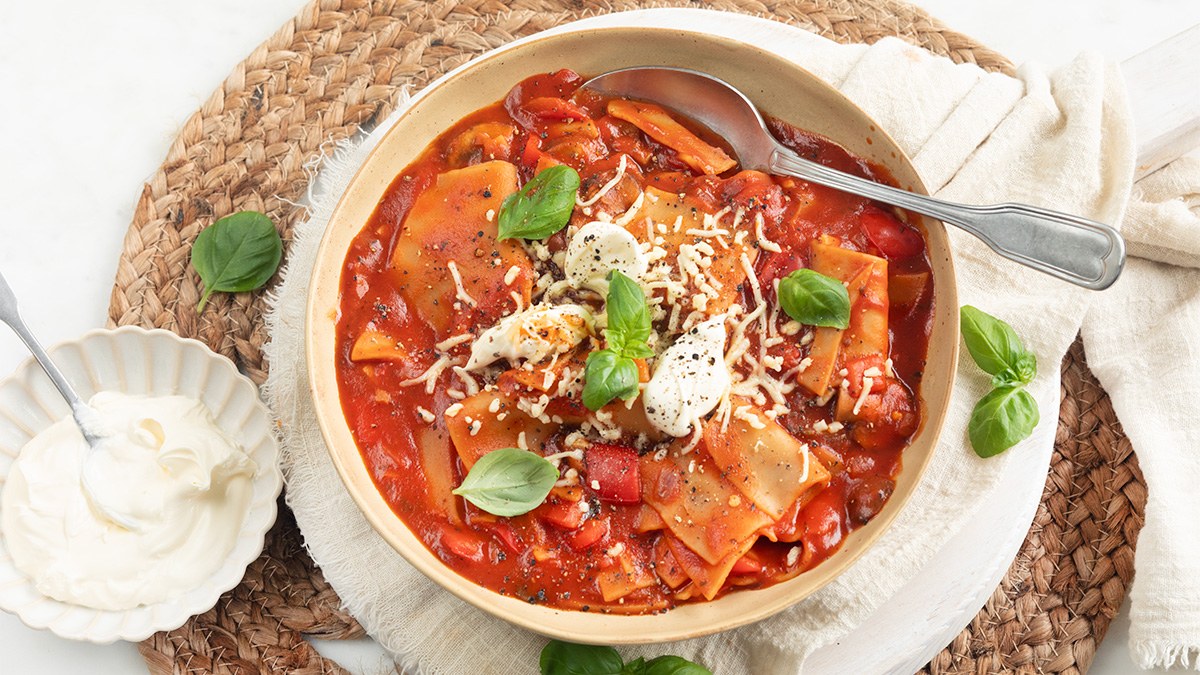 Lasagne soep