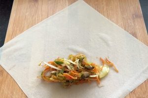 Loempia maken in de Airfryer stap 2