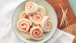 Zalm broodrolletjes recept