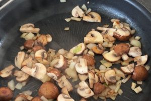 pasta met roomsaus stap 2