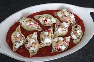 pastaschelpen met groenten stap 6