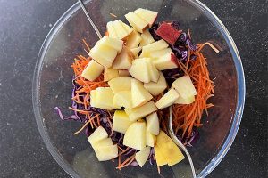 rode kool salade stap 2