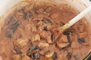 aubergine curry stap 6
