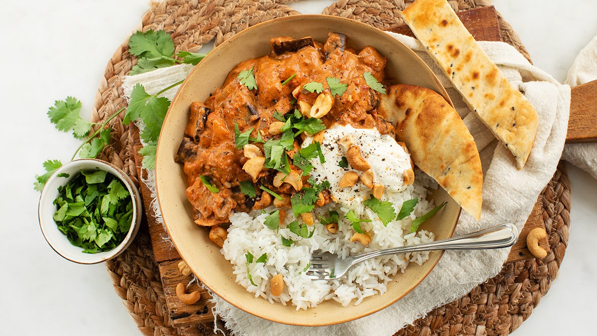 Aubergine curry