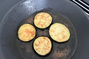 Aubergine met honing stap 2