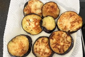 Aubergine met honing stap 3