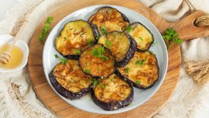 Aubergine met honing recept