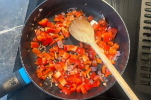 bruine bonen schotel stap 2