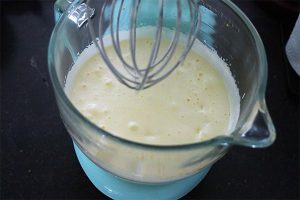 Frambozen crumble cake stap 1