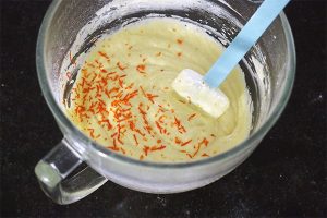 Frambozen crumble cake stap 2