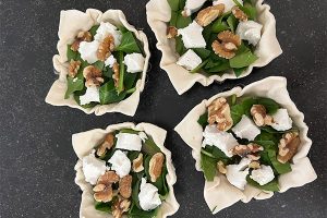 Mini quiches met geitenkaas stap 2