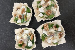 Mini quiches met geitenkaas stap 3