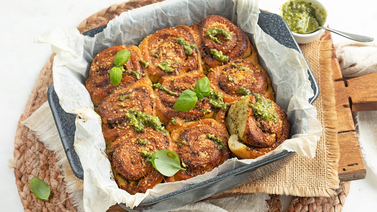 Pesto broodjes