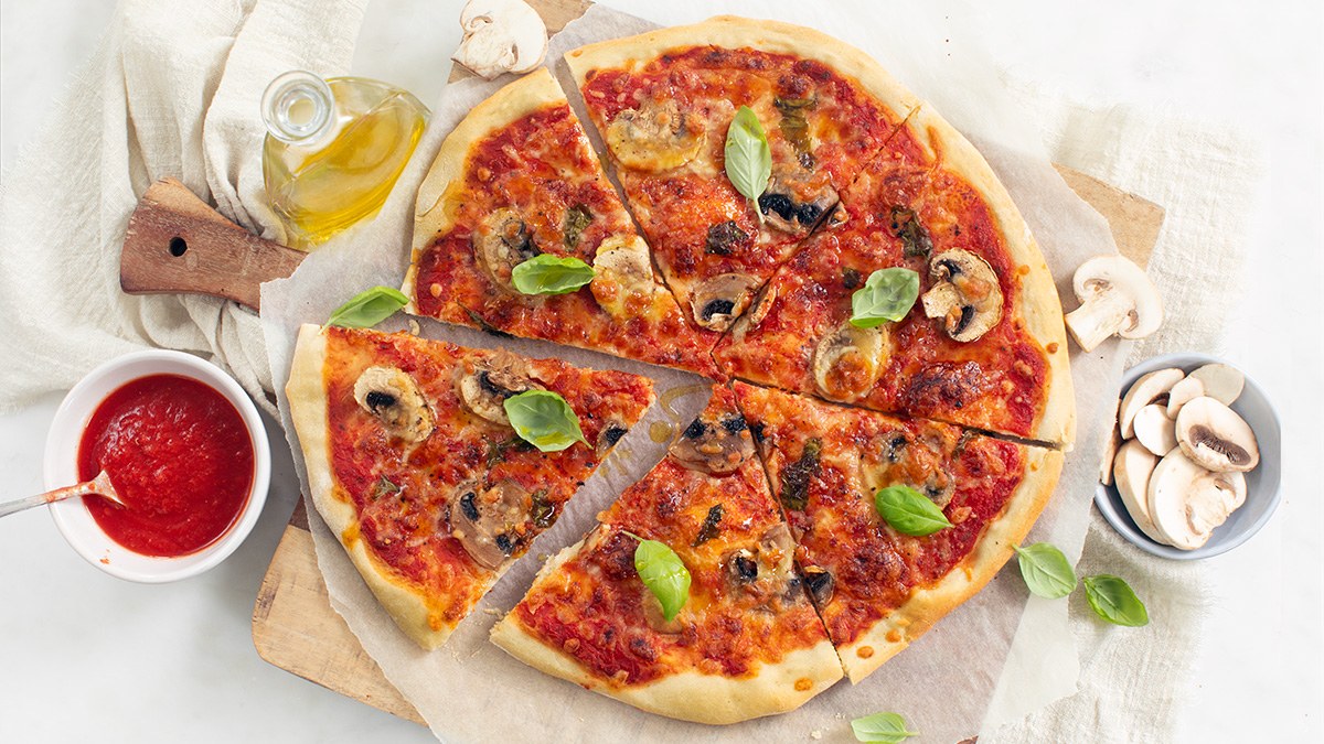 Pizza funghi