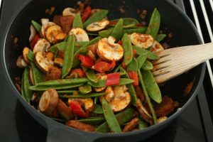 rode curry met kip stap 2