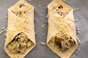 Bladerdeeg broodjes met ei stap 6