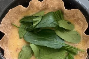 wrap quiche uit de airfryer stap 3