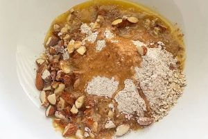 Aardbeien crumble ontbijt stap 2