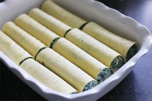 cannelloni met spinazie en ricotta stap 4