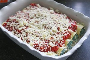 cannelloni met spinazie en ricotta stap 6