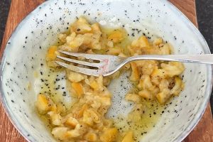 Krokante aardappelsalade met feta stap 4