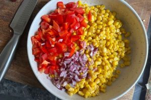 mais salade mexicaans stap 2