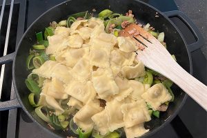 Ravioli ovenschotel met prei stap 2