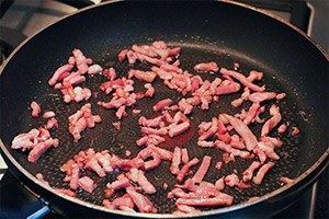 salade met gerookte kip stap 1