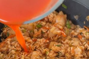 gebakken kimchi rijst stap 5