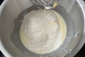 appel kruimel muffins stap 1