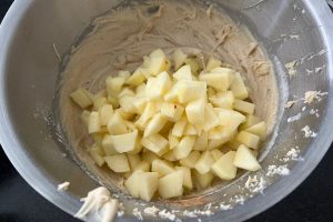 appel kruimel muffins stap 3