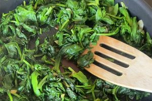 ravioli met spinazie en mozzarella stap 1