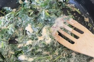 ravioli met spinazie en mozzarella stap 2