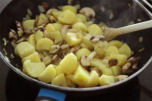 Sperziebonen in tomatensaus stap 4